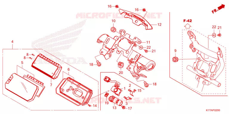 COMPTEUR Honda MOTO 300 CRF 2024  CRF300LRP