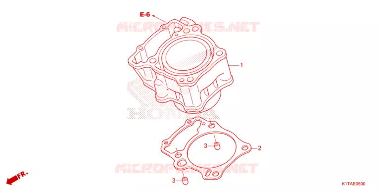 CYLINDRE Honda MOTO 300 CRF 2024  CRF300LRP