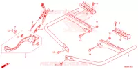 PEDALE   REPOSE PIED pour Honda FOURTRAX 520 RUBICON DCT IRS EPS 3CM de 2024