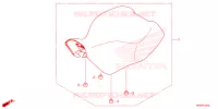SELLE pour Honda FOURTRAX 520 RUBICON DCT IRS EPS 3CM de 2024