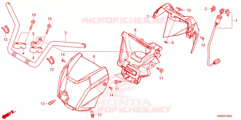 GUIDON Honda ATV 520 FOURTRAX 2024  TRX520FA6R