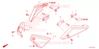 COUVERCLE LATERAL DE FILTRE A AIR pour Honda REBEL 1100 DCT TOURING de 2023