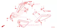 COUVERCLE LATERAL DE FILTRE A AIR pour Honda REBEL 1100 DCT de 2023