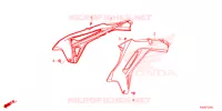 OUIES DE RADIATEUR pour Honda CRF 250 R de 2024