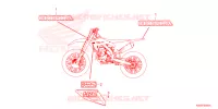 AUTOCOLLANTS pour Honda CRF 250 R de 2024