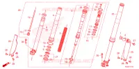 FOURCHE pour Honda CRF 250 R de 2024