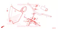 GUIDON   TE DE FOURCHE pour Honda CRF 250 R de 2024