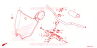GUIDON   TE DE FOURCHE pour Honda CRF 250 R de 2024