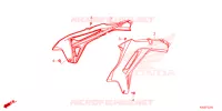 OUIES DE RADIATEUR pour Honda CRF 250 R de 2024