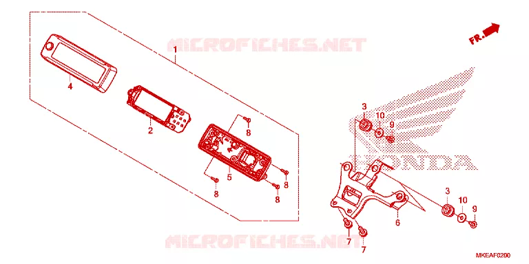 COMPTEUR Honda MOTO 450 CRF 2024  CRF450RLR