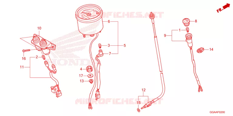 COMPTEUR Honda SCOOTER 50 RUCKUS 2024  NPS50R