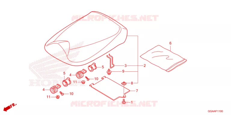 SELLE Honda SCOOTER 50 RUCKUS 2024  NPS50R