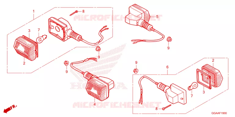 CLIGNOTANT Honda SCOOTER 50 RUCKUS 2024  NPS50R