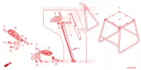 REPOSE PIED   BEQUILLE pour Honda CRF 450 R de 2024