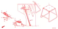 REPOSE PIED   BEQUILLE pour Honda CRF 450 R de 2024