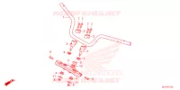 GUIDON   TE DE FOURCHE pour Honda SCL 500 de 2023