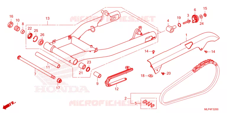 BRAS OSCILLANT Honda MOTO 500 CL 2023  CL500AP