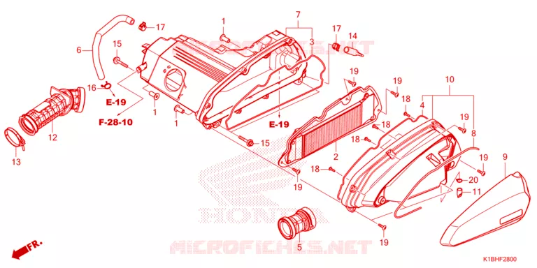 FILTRE A AIR Honda SCOOTER 350 FORZA 2024  NSS350AP_2TH