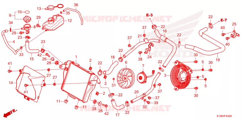 RADIATEUR Honda SCOOTER 350 FORZA 2024  NSS350AP_2TH