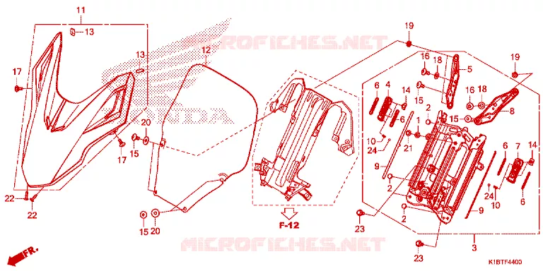 PARE BRISE Honda SCOOTER 350 FORZA 2021  NSS350AM