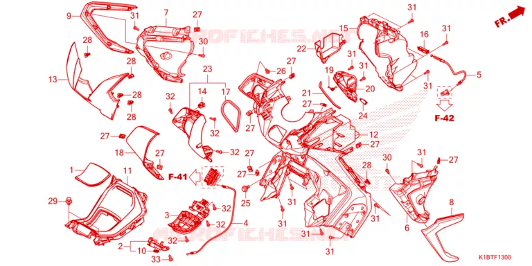 PROTEGE JAMBES Honda SCOOTER 350 FORZA 2021  NSS350AM
