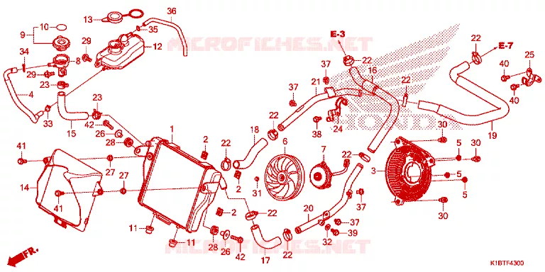 RADIATEUR Honda SCOOTER 350 FORZA 2021  NSS350AM