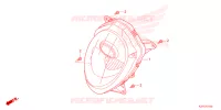 PHARE pour Honda SCOOPY 110 PRESTIGE de 2021