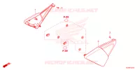 COUVERCLES LATERAUX pour Honda CL 300 de 2023