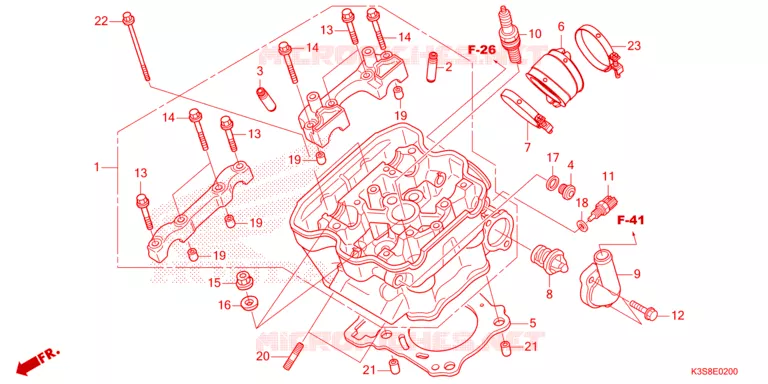 CULASSE Honda MOTO 300 CL 2023  CL300AP