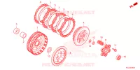 EMBRAYAGE pour Honda DREAM 125 de 2024