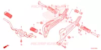 REPOSE PIED pour Honda DREAM 125 de 2024