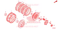 EMBRAYAGE pour Honda DREAM 125 de 2018