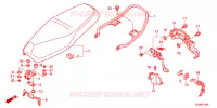 SELLE pour Honda SUPER CUB 110 DREAM PGMFI, Kick start de 2011