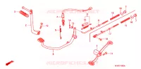 PEDALE   KICK pour Honda DREAM 125 KIRANA de 2005