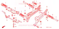 REPOSE PIED pour Honda DREAM 125 KIRANA de 2005