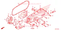COUVERCLE GAUCHE pour Honda ZOOMER 110 X de 2021