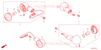 CLIGNOTANT pour Honda SUPER CUB 110 スーパーカブ PRO Y1 de 2022
