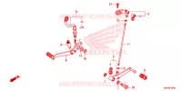 PEDALE pour Honda CB 650 R de 2020