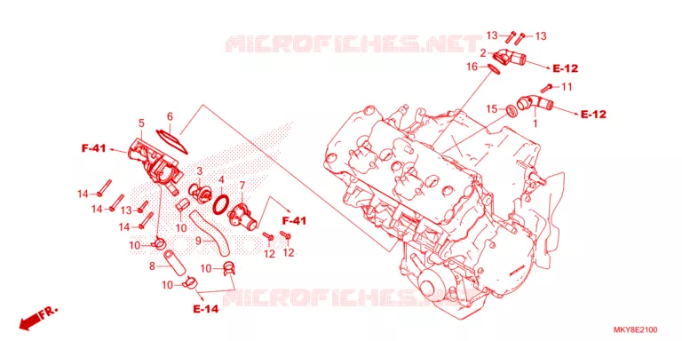 THERMOSTAT Honda MOTO 650 CB 2021  CB650RAM