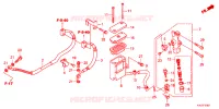 MAITRE CYLINDRE DE FREIN ARRIERE pour Honda CBR 250 R ABS de 2013