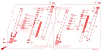 FOURCHE pour Honda CBR 500 R ABS de 2023