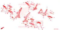 REPOSE PIED pour Honda CBR 500 R ABS de 2023
