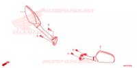 RETROVISEUR pour Honda CBR 500 R ABS de 2023