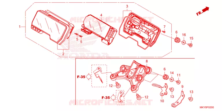 COMPTEUR Honda MOTO 650 CBR 2021  CBR650RAM