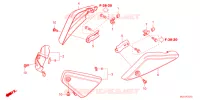 COUVERCLE LATERAL DE FILTRE A AIR pour Honda REBEL 1100 de 2023