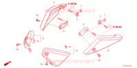 COUVERCLE LATERAL DE FILTRE A AIR pour Honda REBEL 1100 TOURING de 2023
