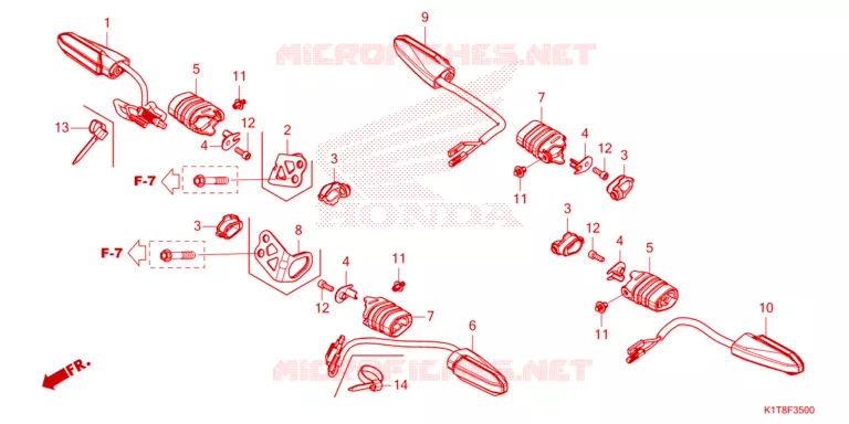 CLIGNOTANT Honda MOTO 300 CRF 2023  CRF300LDP