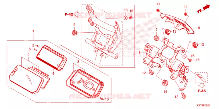 COMPTEUR Honda MOTO 300 CRF 2023  CRF300LDP