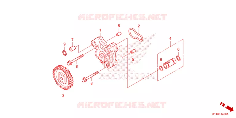 POMPE A HUILE Honda MOTO 300 CRF 2023  CRF300LDP