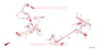 PEDALE pour Honda CBR 250 RR SPECIAL de 2024